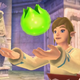 A screenshot from Skyward Sword HD showing Link holding an item.
